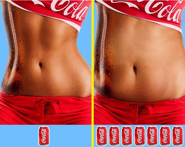 Nếu uông nhiều Coca cola bạn sẽ bị béo phì và mắc bệnh tiểu đường